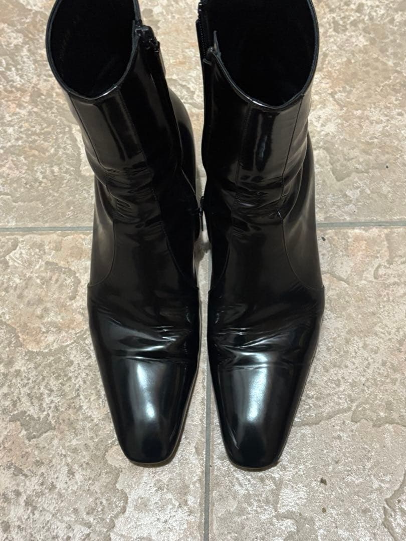 SAINT LAURENT 23AW xivジップヒールブーツ