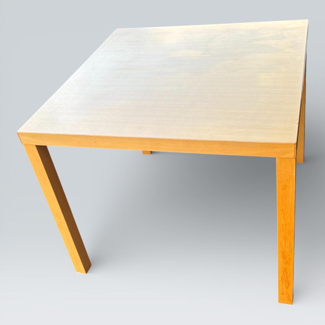 無印良品 ダイニングテーブル 正方形85cm ナチュラル 廃盤希少