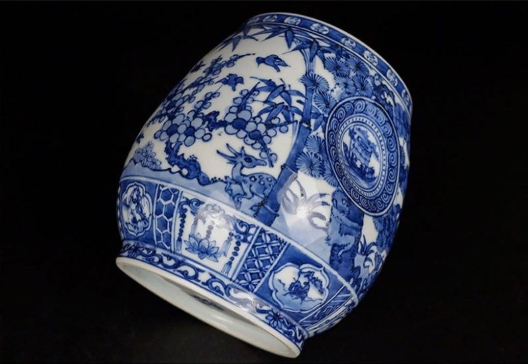 宮川香齋　真葛　祥瑞写水指　共箱　淡々斎書付　京都　茶道具　真作保証