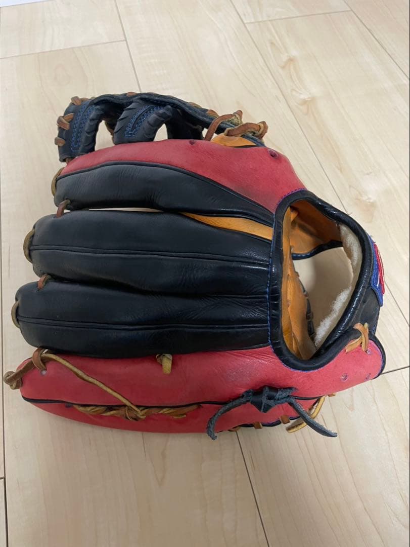 Slugger 軟式グローブ 赤黒
