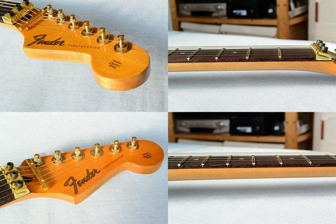 Fender STR-75 フロイドローズ シェルピンク ブリッジ補強 80年代
