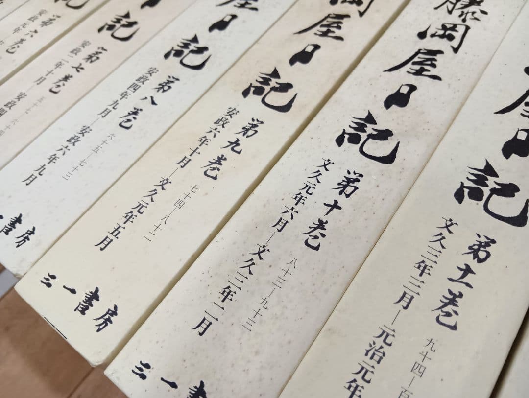 【近世庶民生活史料 藤岡屋日記　１～１４　三一書房】