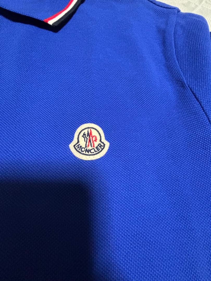MONCLER ポロシャツ 青色