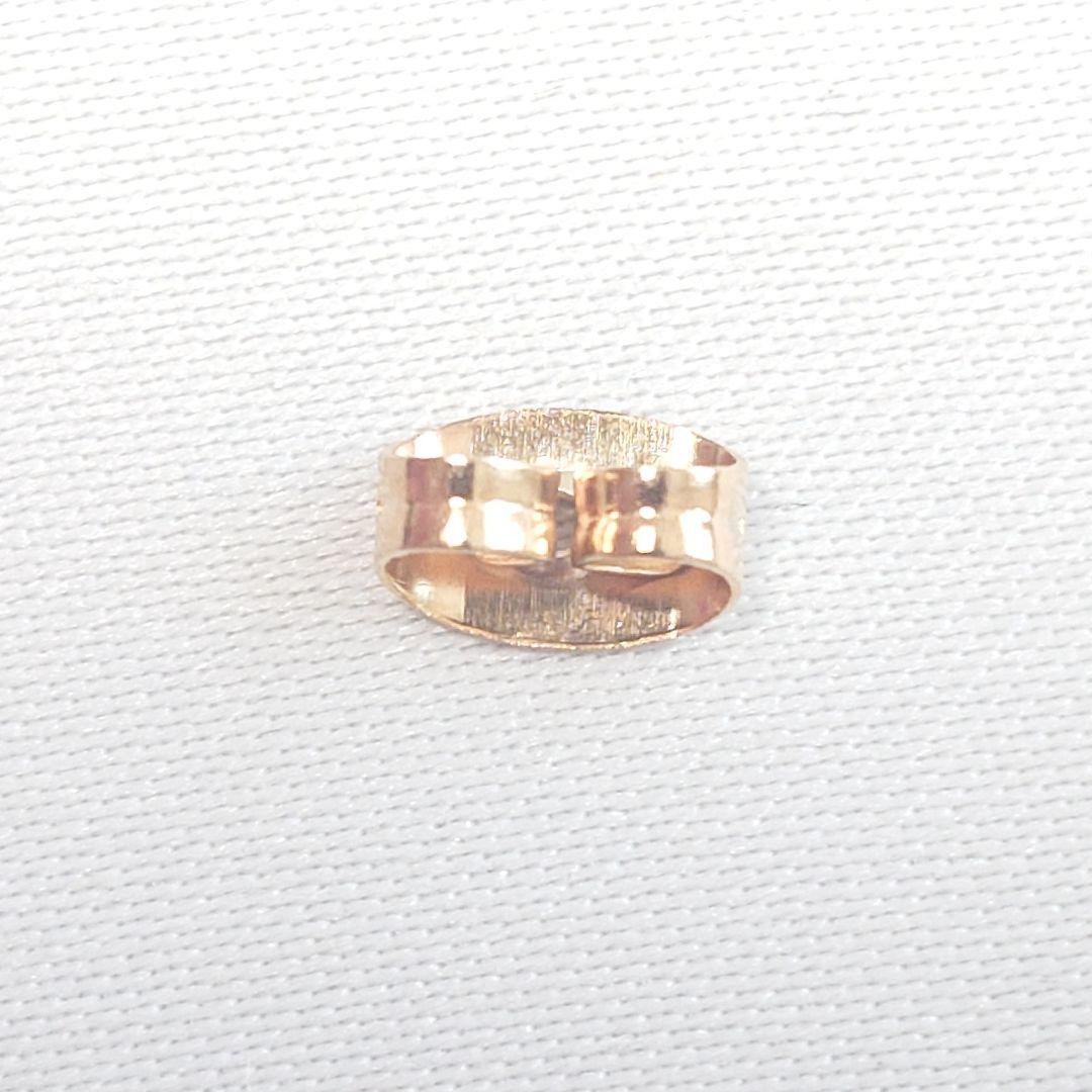 TIFFANY ティファニー K18 クロスステッチ ピアス 片耳用 6469