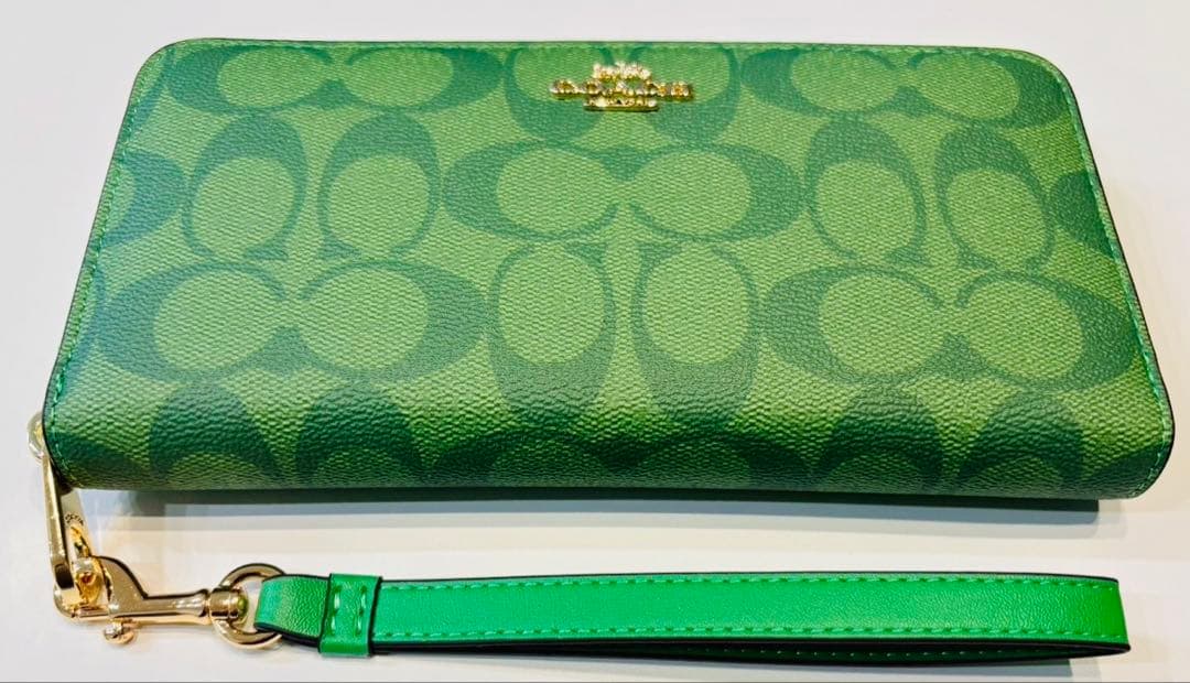 COACH コーチ　グリーン 長財布