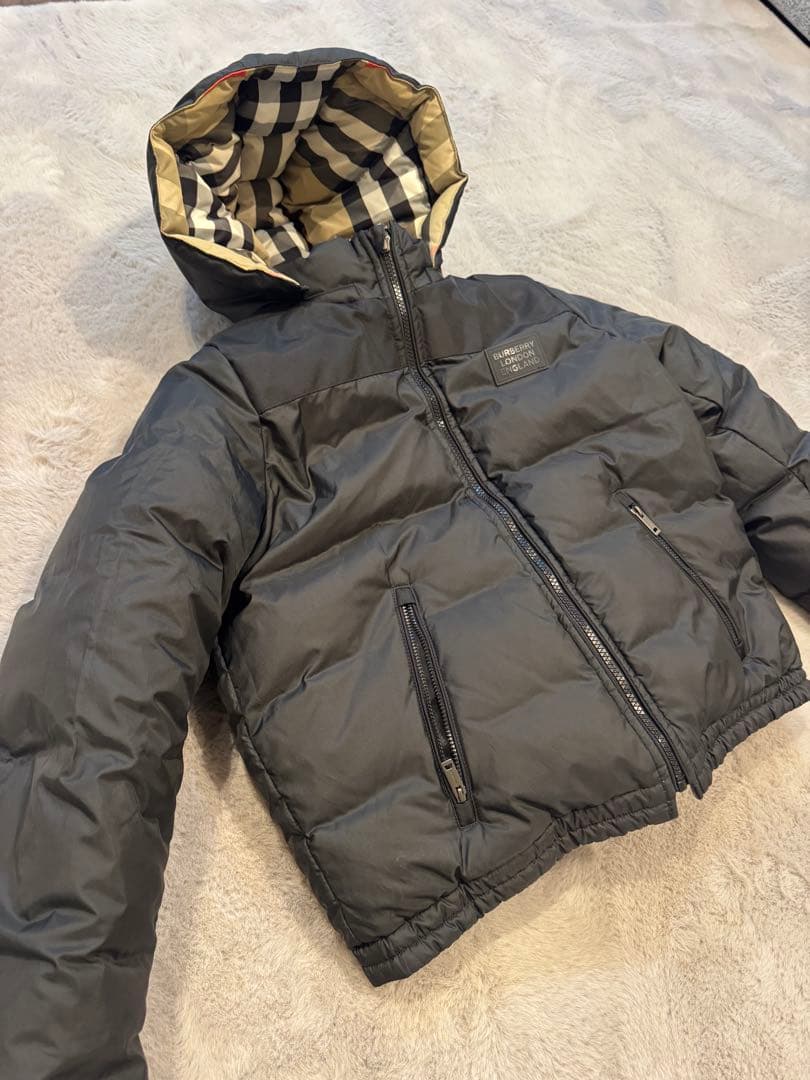 バーバリー　Burberry ダウンジャケット　リバーシブル12Y 152センチ
