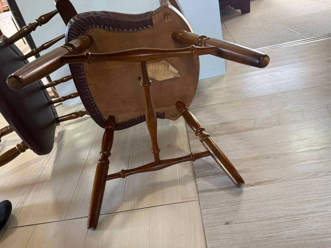 飛騨家具 WINDS 太平 ダイニングチェア 2脚セット ウィンザーチェア