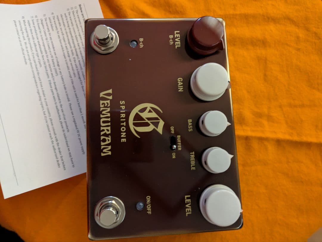 Vemuram Spiritone ギターエフェクター