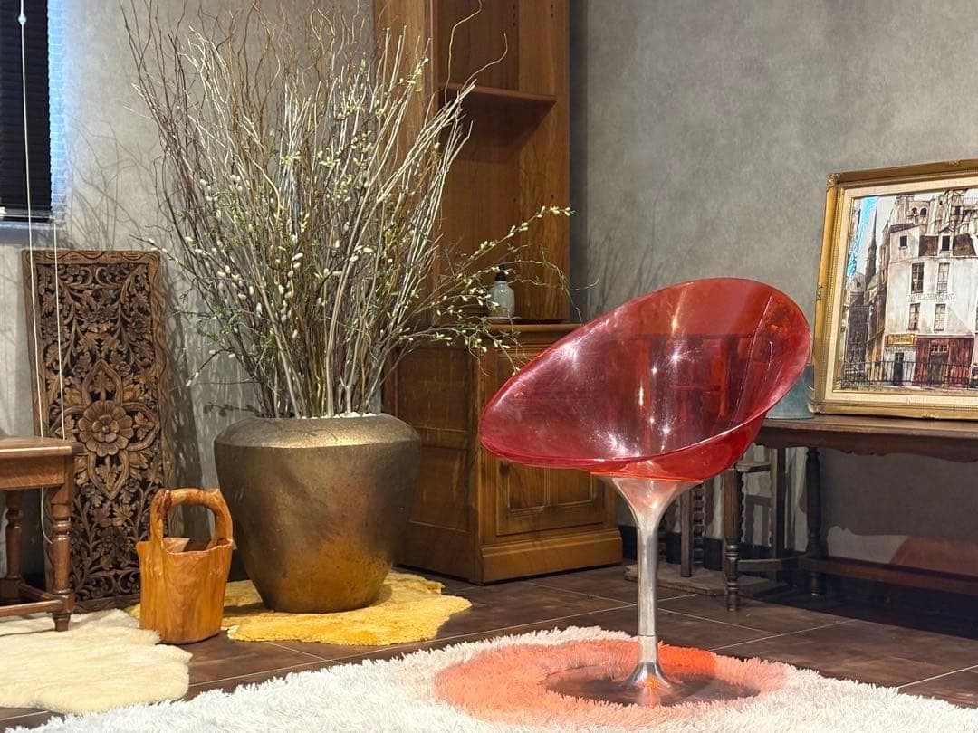 カルテル　kartell エロエスチェア　回転椅子　レトロフューチャー　YZ