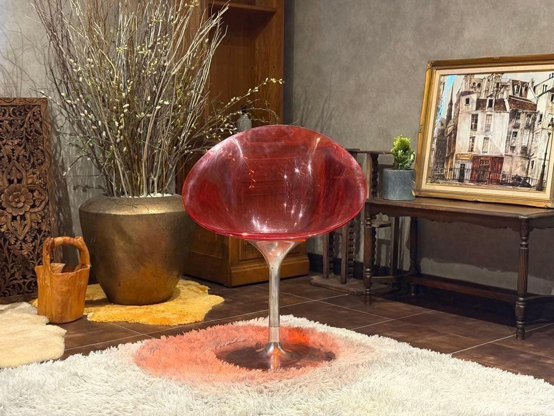 カルテル　kartell エロエスチェア　回転椅子　レトロフューチャー　YZ