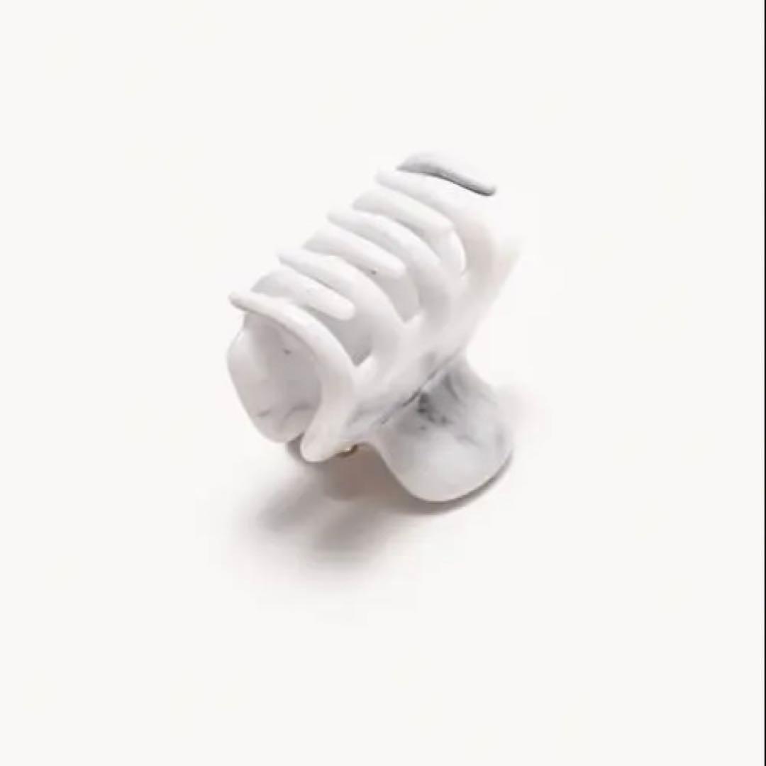 新品UNDO HAIRWARE マーブルヘアクリップNo.2 CLAW CLIP