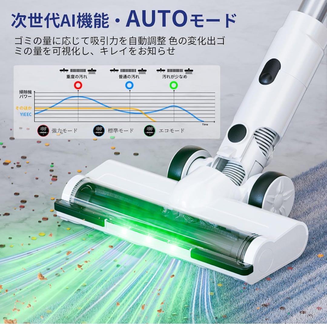 【未開封】掃除機 スティッククリーナー 本体 ホワイト