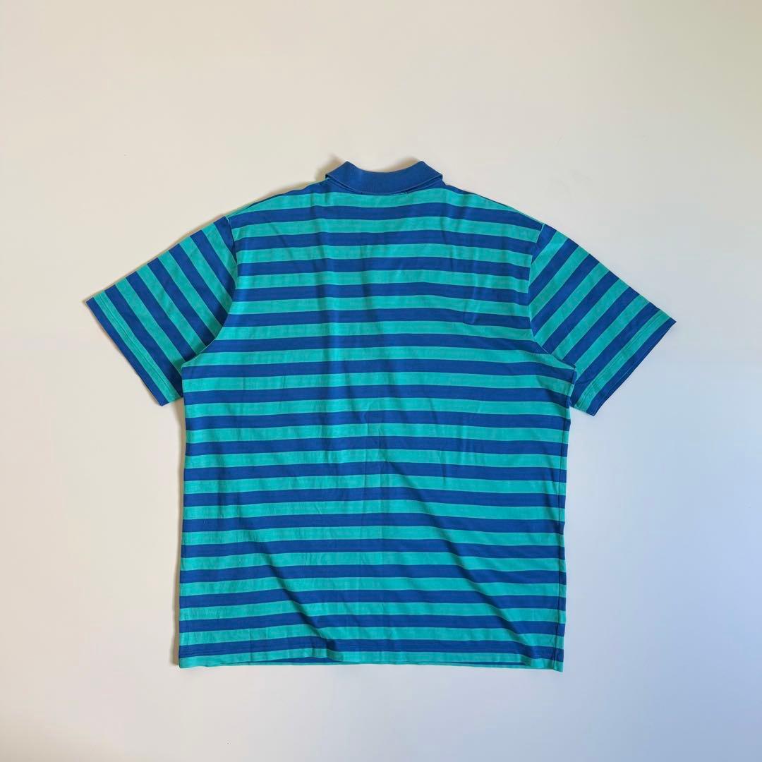 【GIVENCHY】1980s Striped S/S Polo Shirt