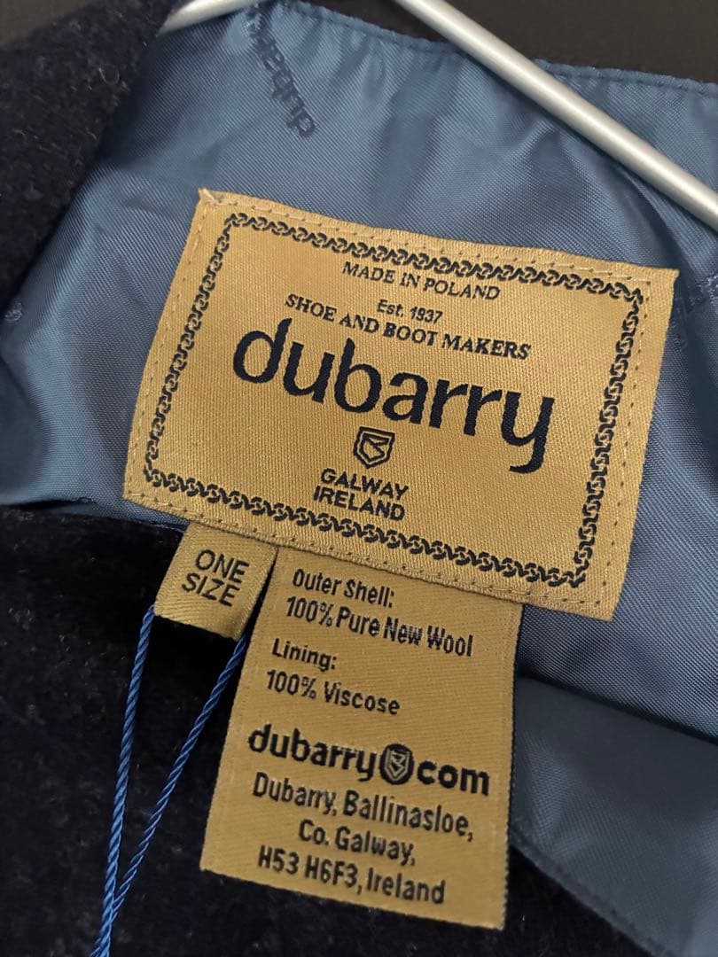dubarry /ツイードポンチョ /Navy/フリーサイズ男女兼用