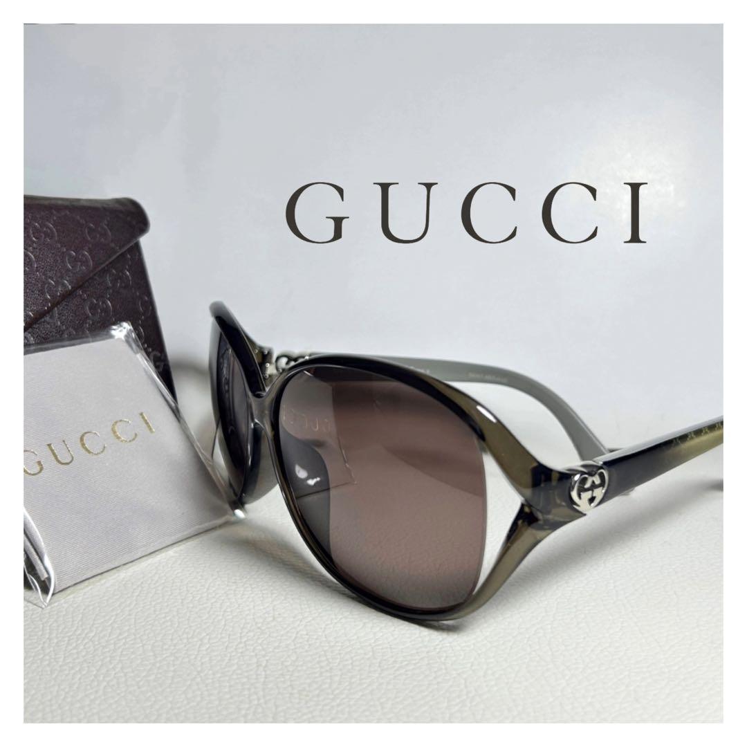 GUCCI インターロッキング ハートサングラス