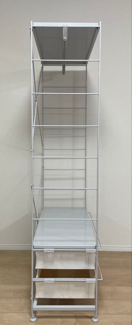 無印良品✳︎スチールユニットシェルフ・ワードローブセット✳︎引出し付き