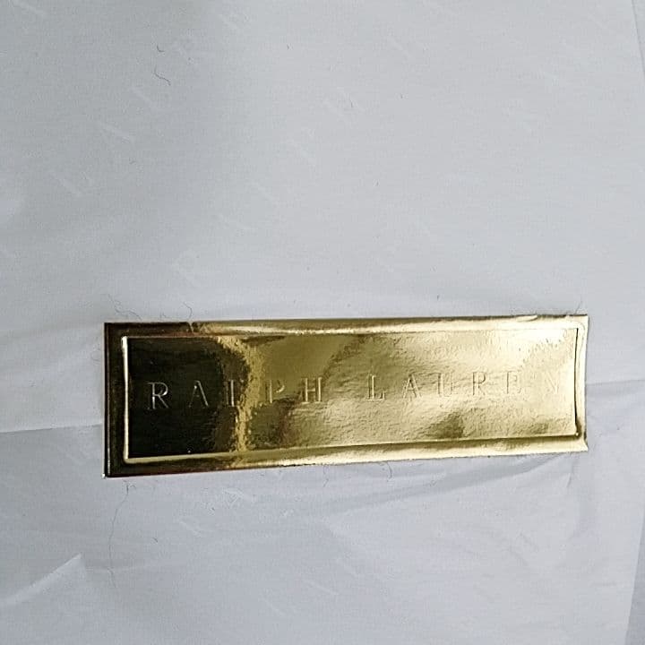 新品 POLO RALPH LAUREN ストール ブルー×ネイビー ウール