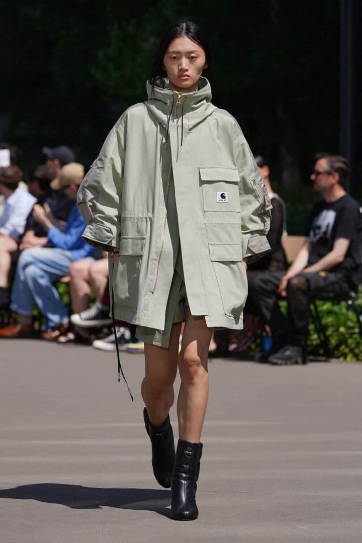sacai ナイロンツイルコート