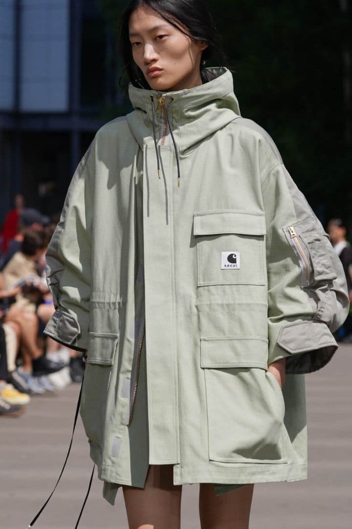 sacai ナイロンツイルコート