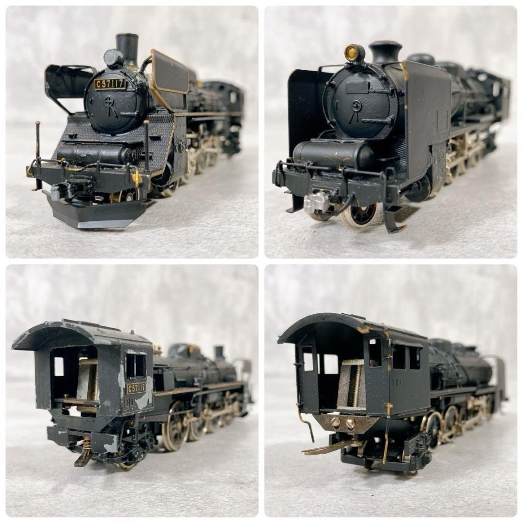 W592 Adachi 天賞堂 HOゲージ C57 門鉄型デフ 国鉄蒸気機関車