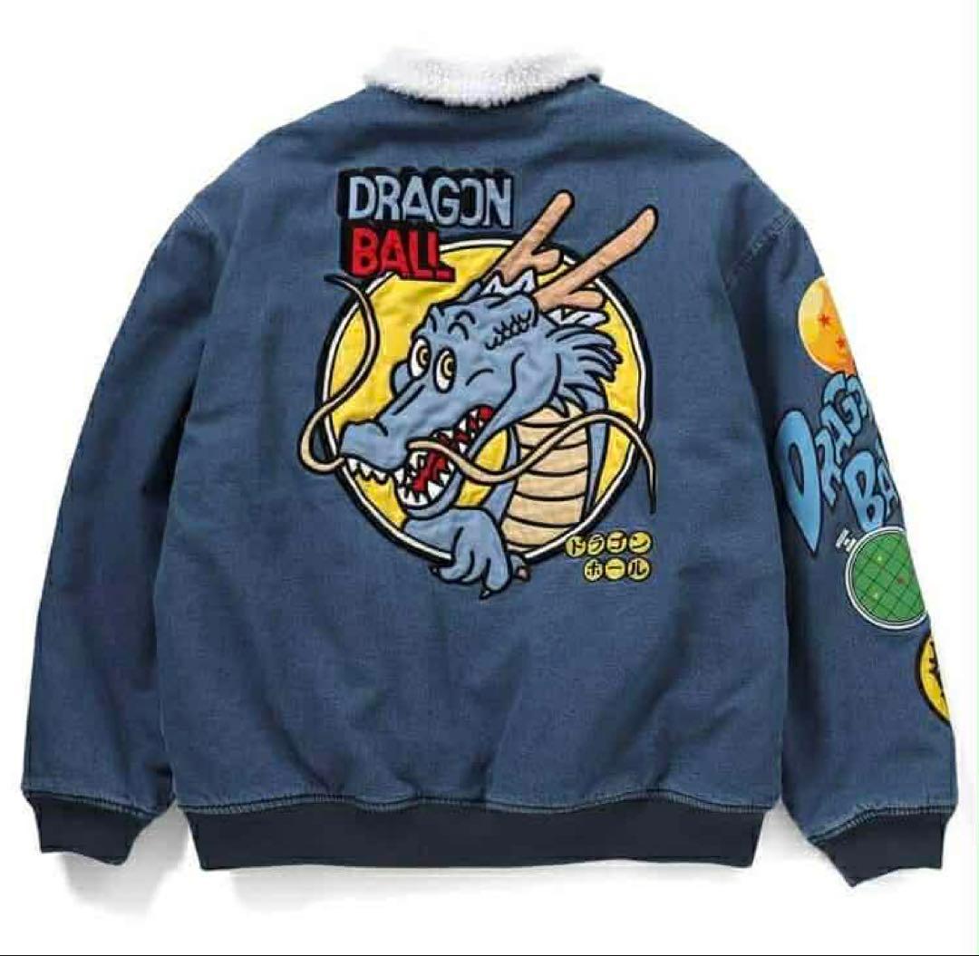 BREEZE ドラゴンボールコラボ_デニムボアジャケット