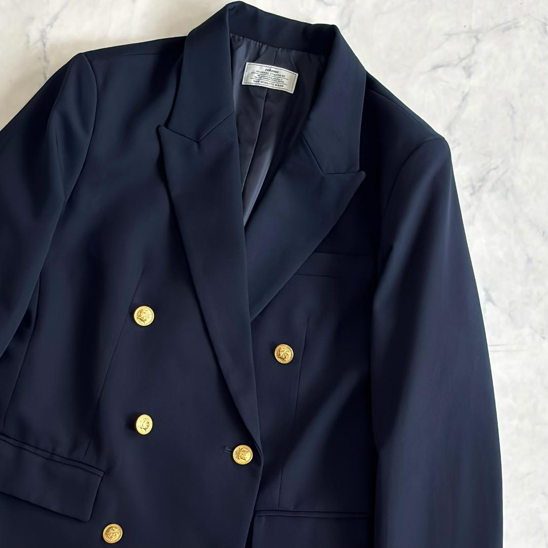 美品♪ジャーナルスタンダードレリューム 24AW 紺ブレ 金ボタン 36 tn2