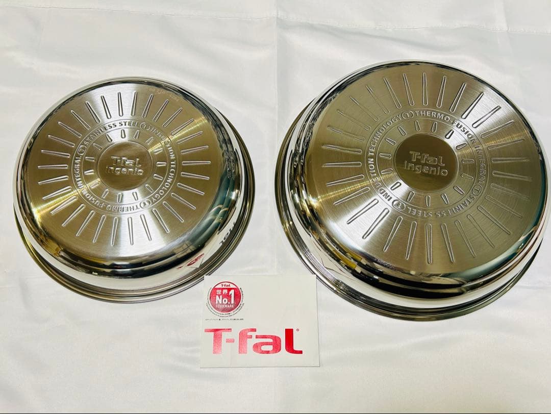 【新品迅速発送】t-fal ステンレス　フライパン　IH＆ガス火対応 長持ち2点