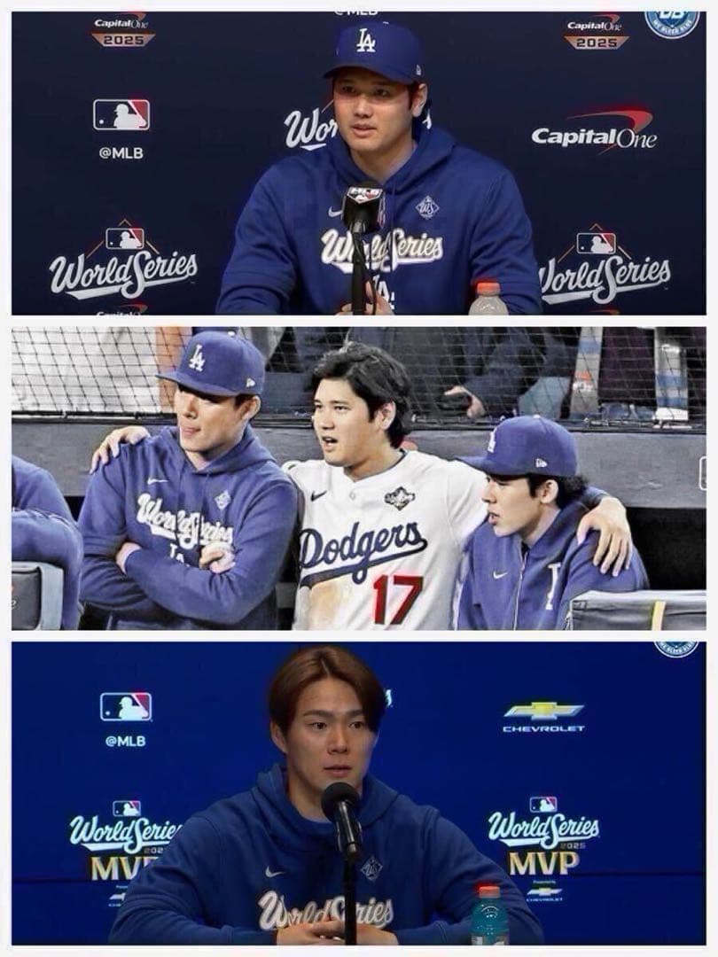 100%正規品Mロサンゼルス・ドジャース大谷翔平選手着用2025ワールドシリーズ