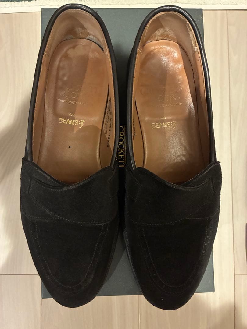 BEAMS F【別注】 CROCKETT & JONES バタフライローファー