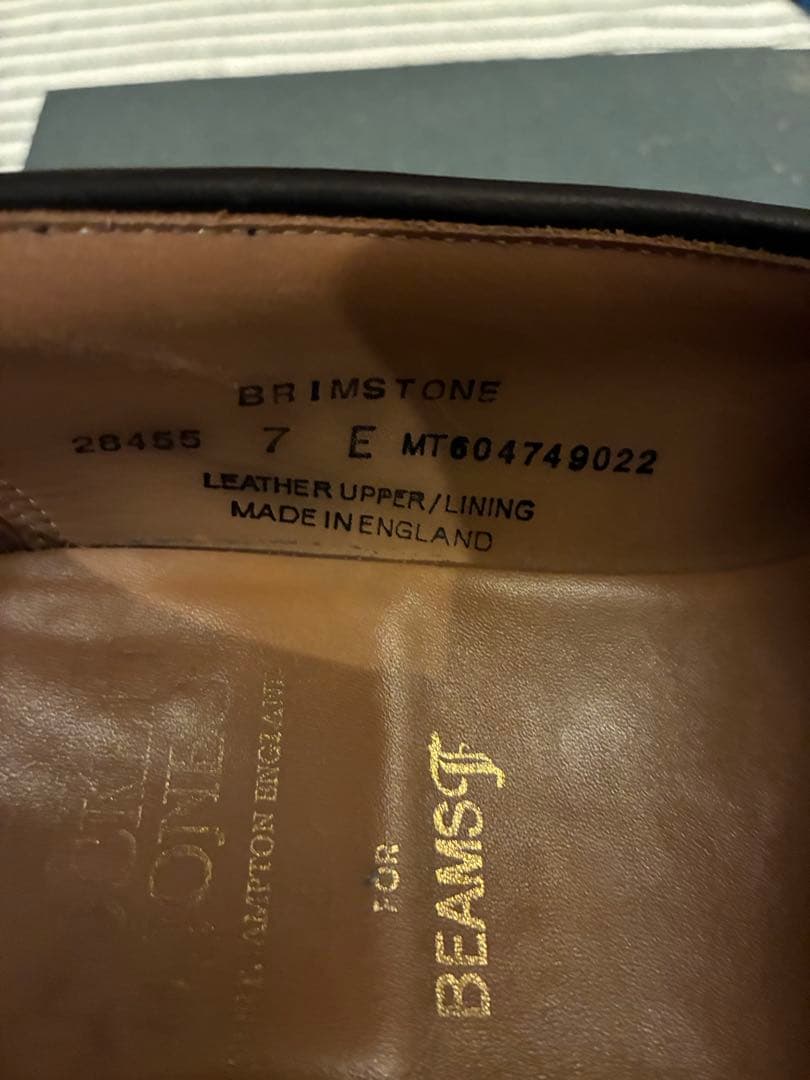 BEAMS F【別注】 CROCKETT & JONES バタフライローファー