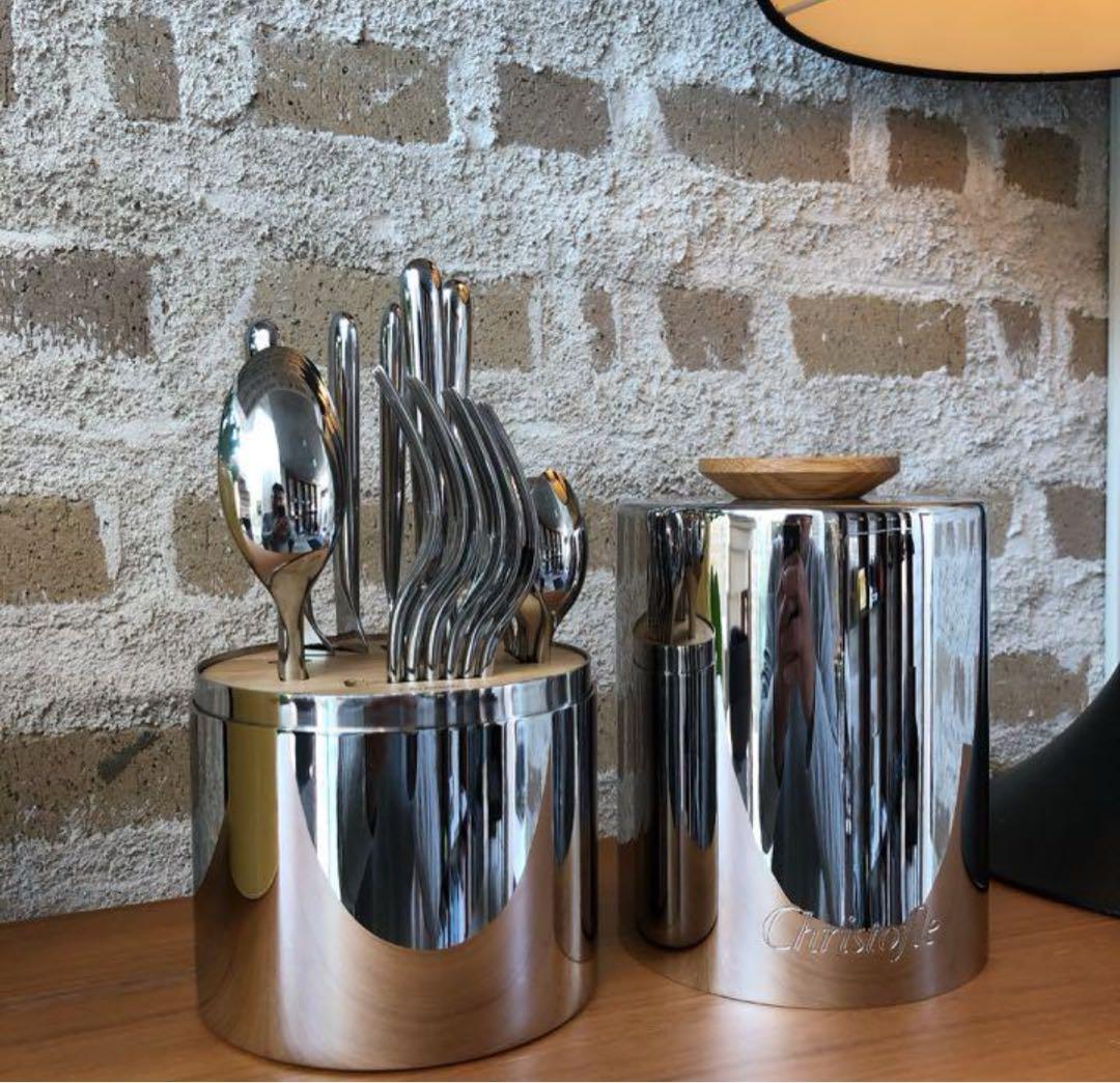 お値下Christofle エッセンシャル　24ピース　カトラリーセット 現行品