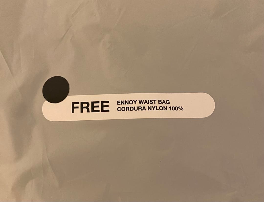新品未使用 ennoy ENNOY エンノイ WAIST BAG ウエストバック