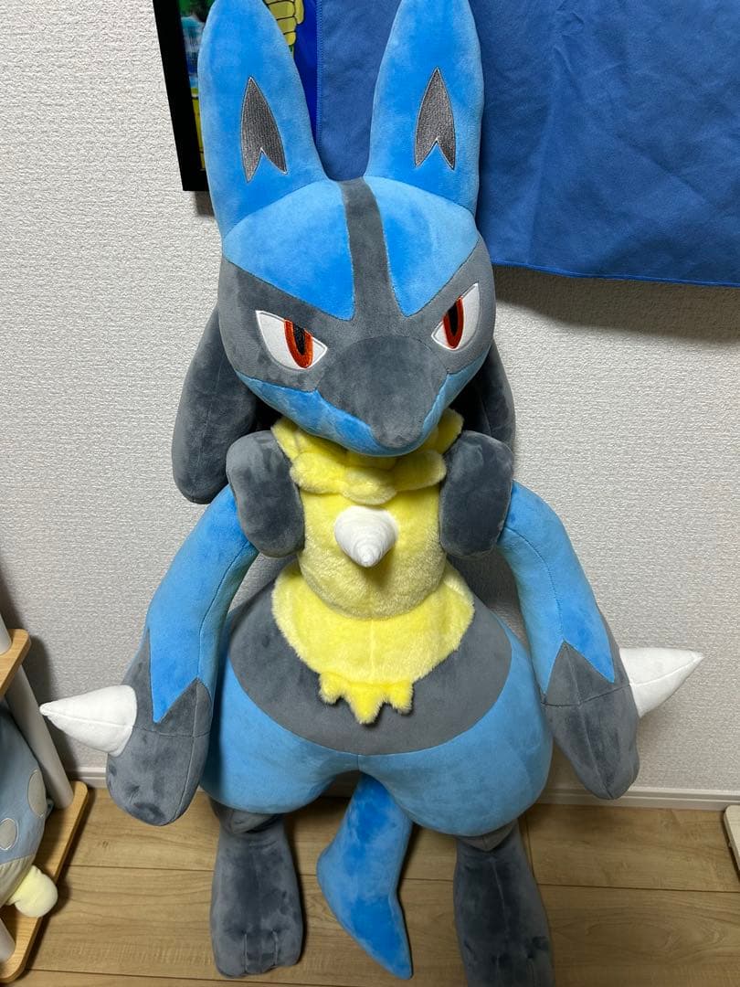 斬　ポケモンセンター ルカリオ 等身大ぬいぐるみ