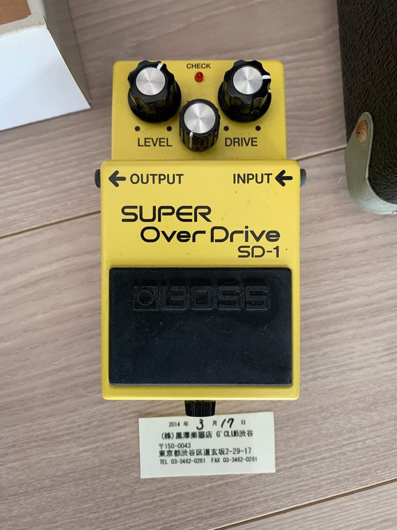 ギター BOSS SUPER OverDrive SD-1