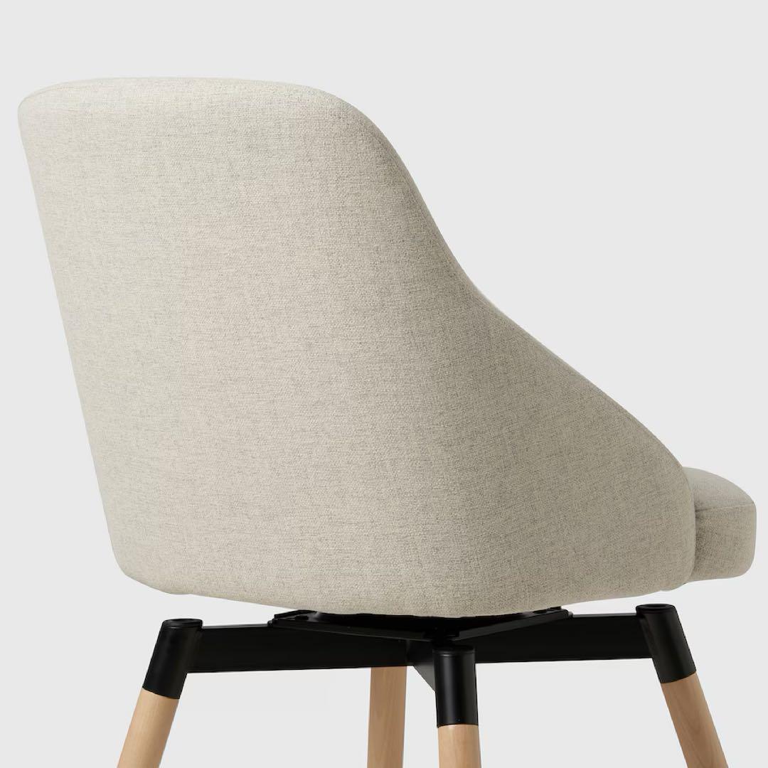 【送料込み】IKEA JANOLOF ヤンオロフ 回転ダイニングチェア ベージュ