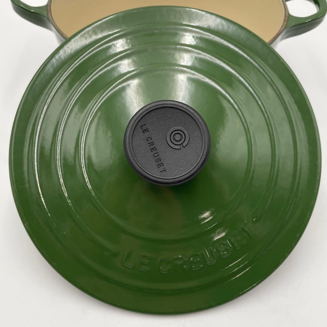 LE CREUSET ル・クルーゼ ココットロンド 18cm モスグリーン