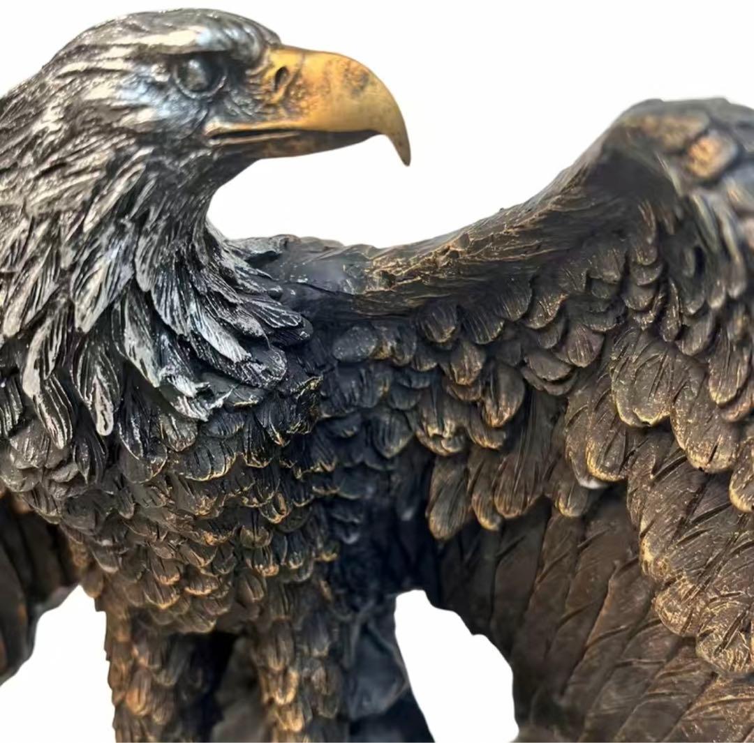 鷲 イーグル 彫刻 彫像 像 彫刻 鷹 Bird アメリカ雑貨 オシャレ