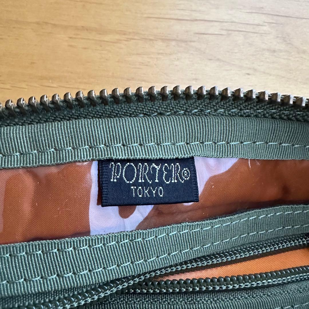 PORTER タンカー ハーフムーンショルダー セージグリーン