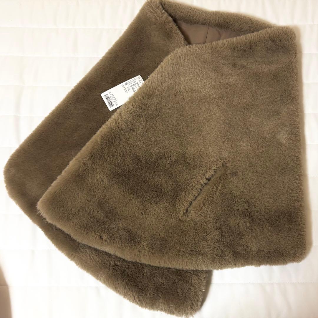 新品未使用 タグ付き⭐︎JENNE リッチボリュームファーケープ