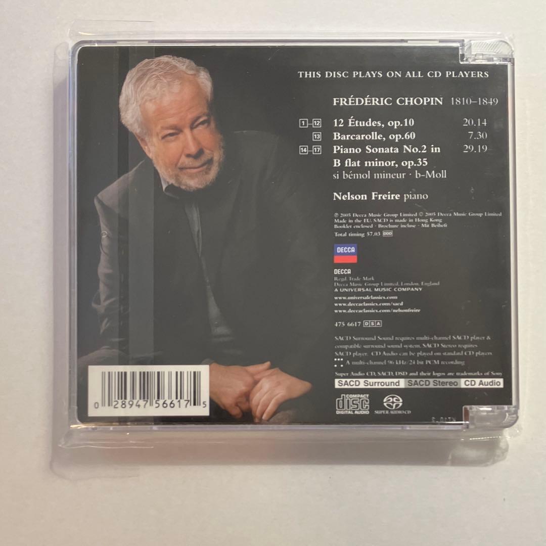 【ハイブリッドSACD】ネルソン・フレイレ ショパン エチュード、ソナタ、舟歌