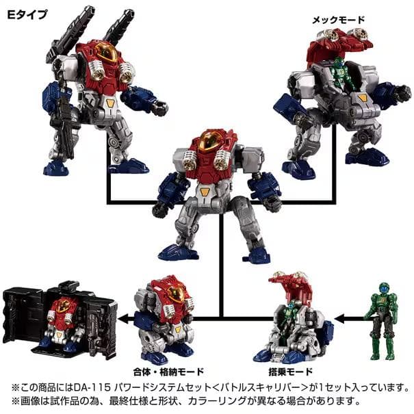 パワードシステムセット バトルスキャリバー タカラトミーモール限定 DA-115