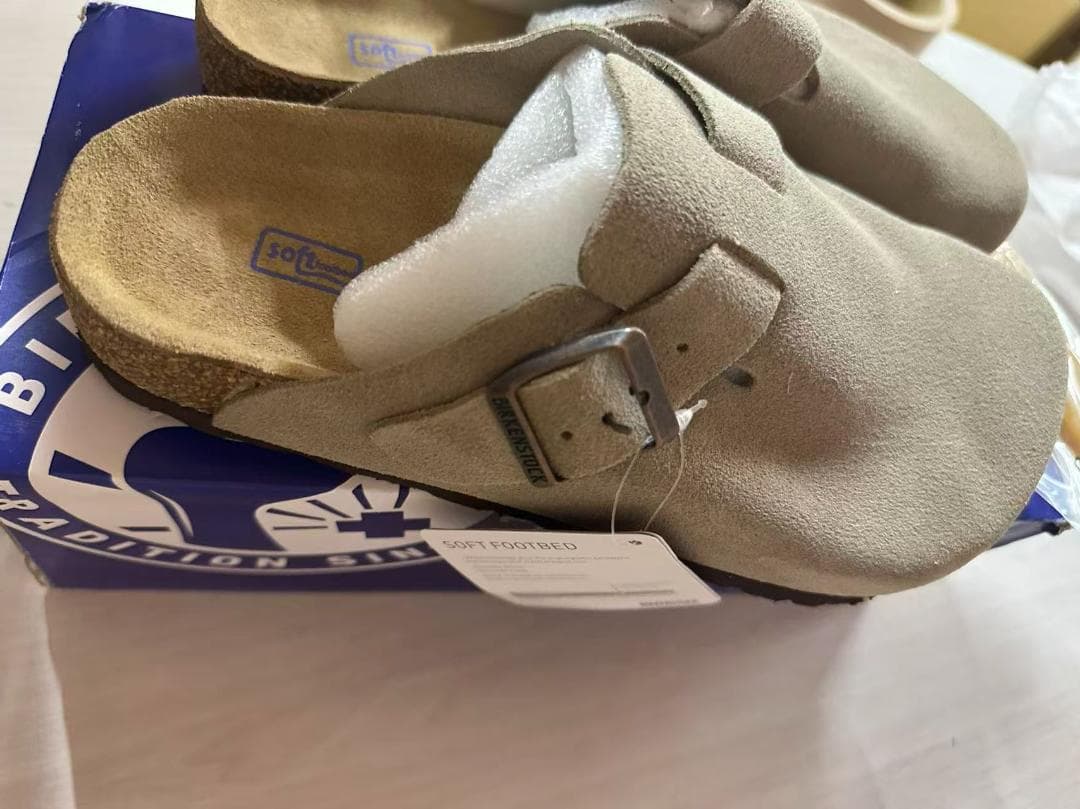美品 BIRKENSTOCK ビルケンシュトック ボストン 24cm .j