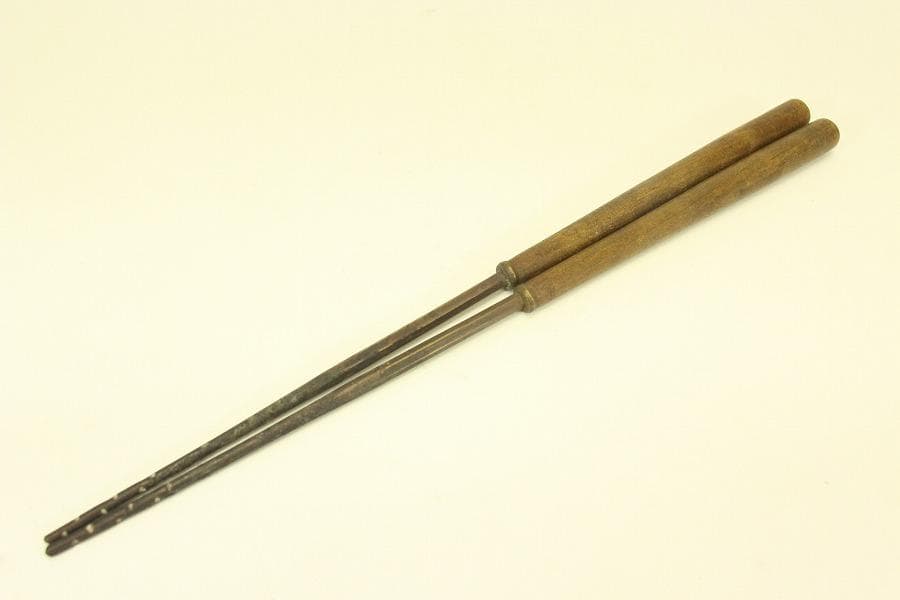 茶道具 竹網 時代 炭斗 炭 火箸 香合 釜環 揃い まとめて(A703)