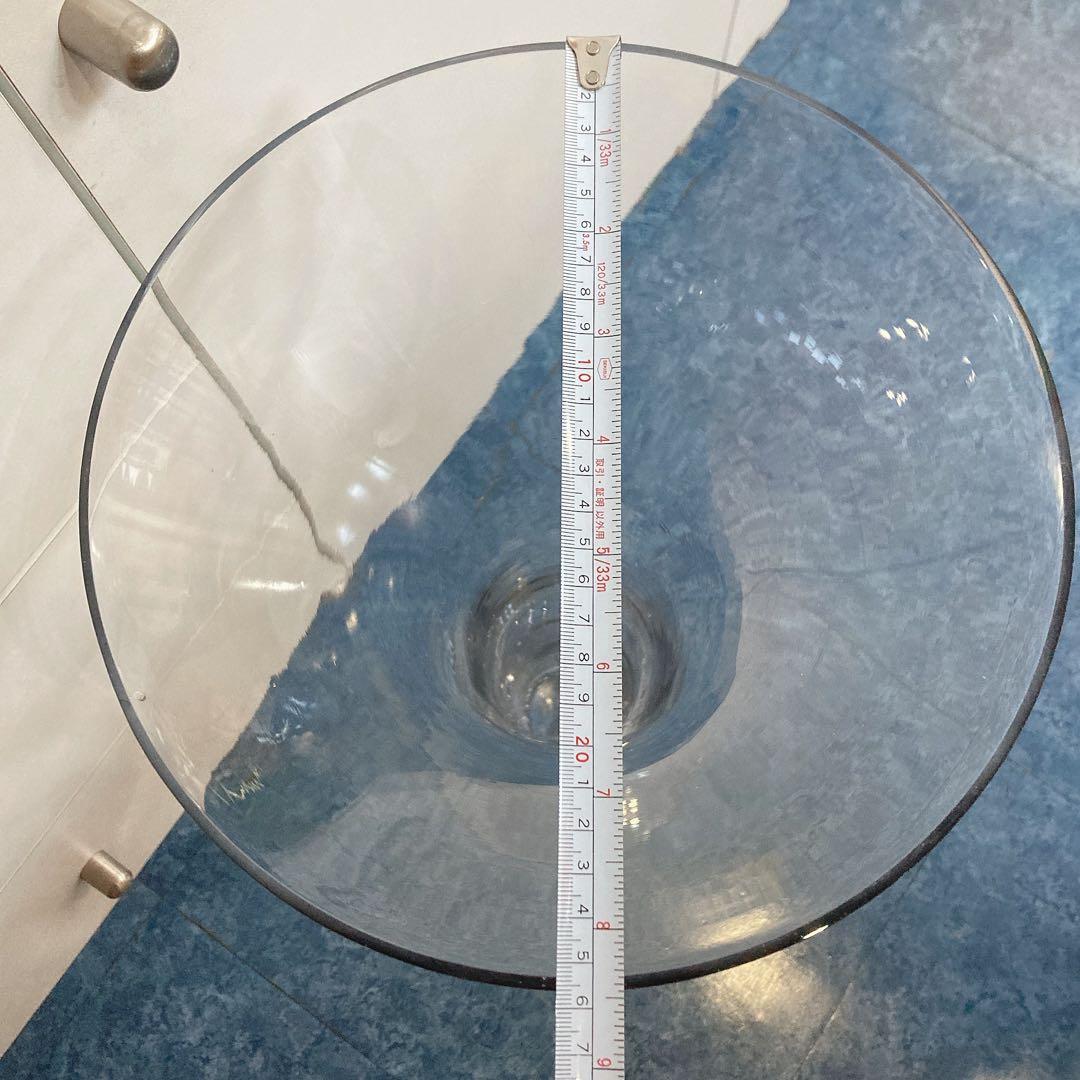 【 高さ66cm！ 】 ビッグサイズ ガラス 花瓶 フラワーベース