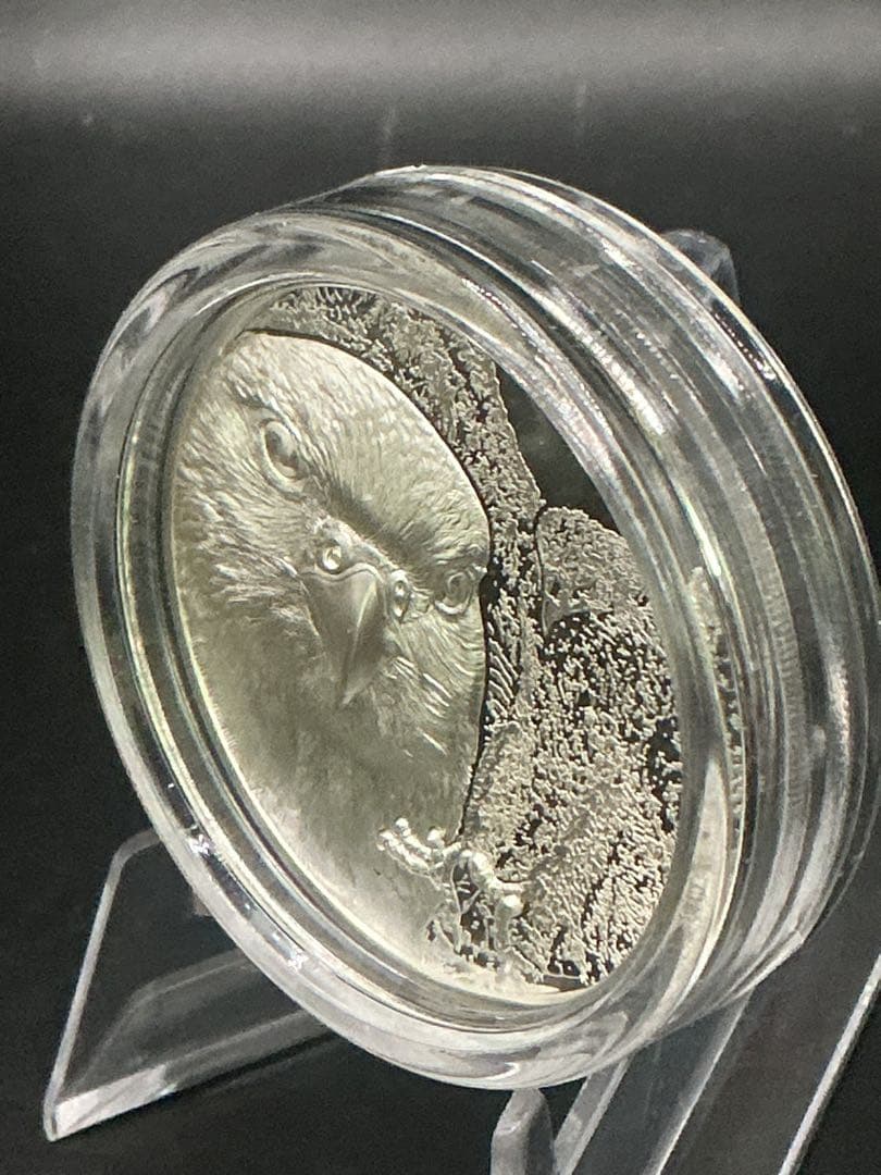 2023年　ワイルド・モンゴリア《サカーファルコン（ハヤブサ）》1oz 純銀貨