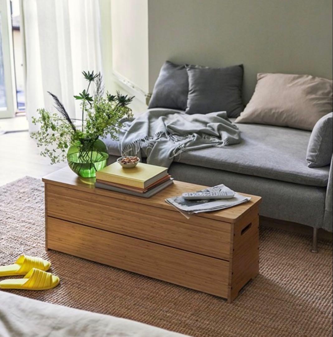 IKEA ダイリエン ベンチ収納付き