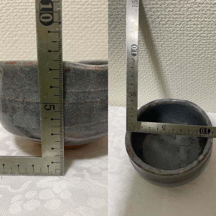 鼠志野　茶碗