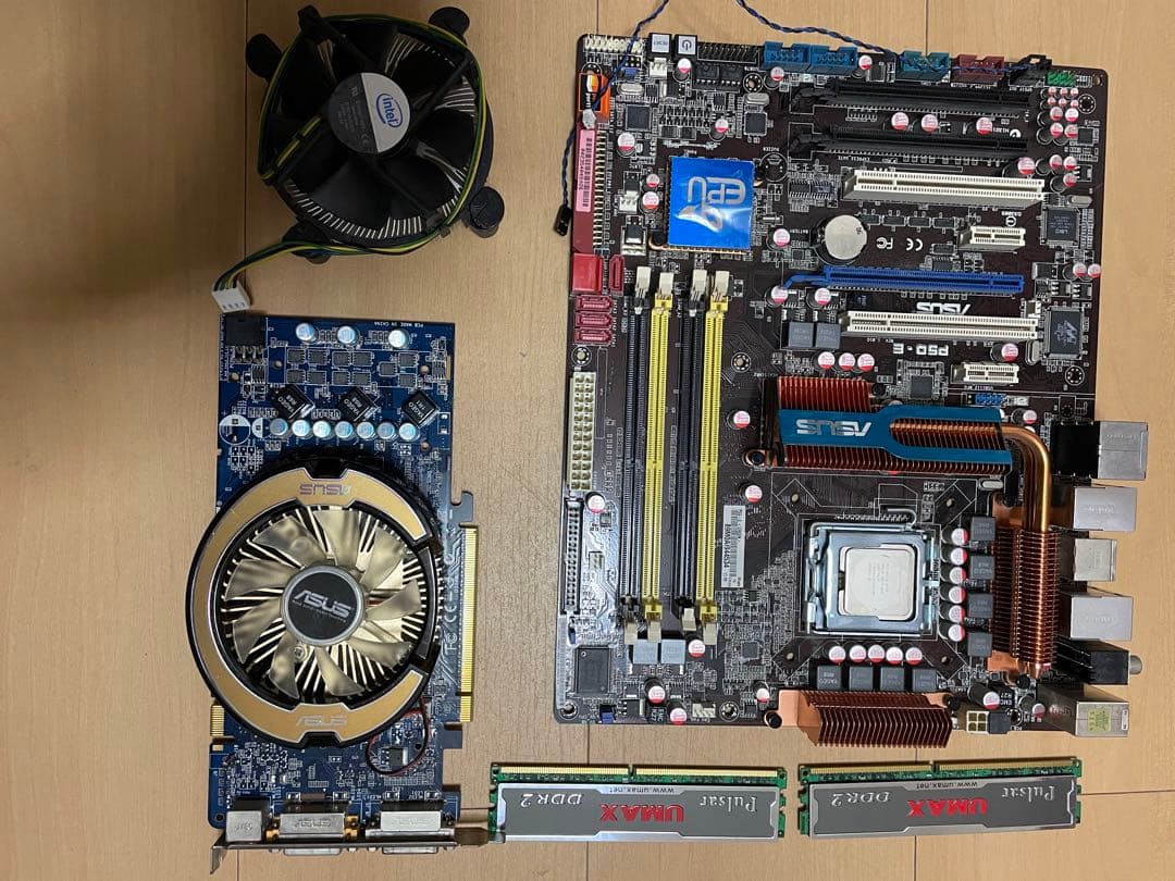 core2 quad 9550 P5QE Geforce 9600GT他