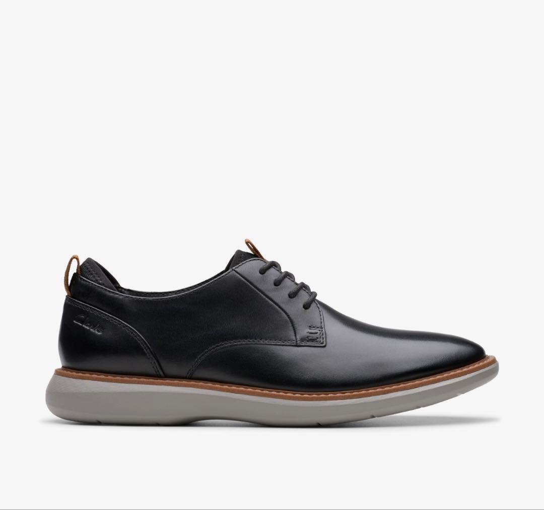 【美品】Clarks ブランティンプレーン（ブラックレザー）