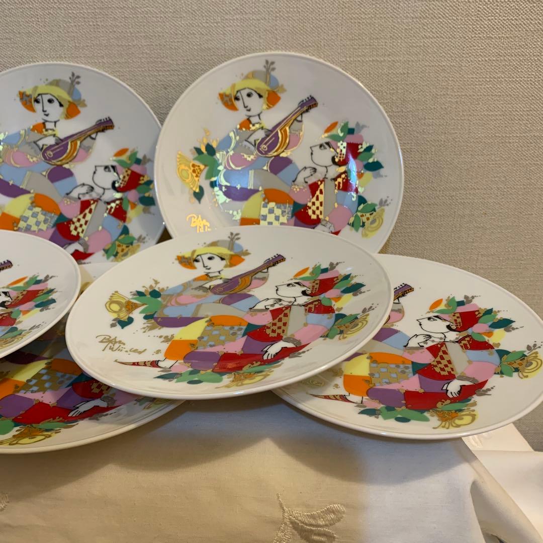 ★ローゼンタール　プレート7枚 ビョルンビンブラッド　北欧　美品！